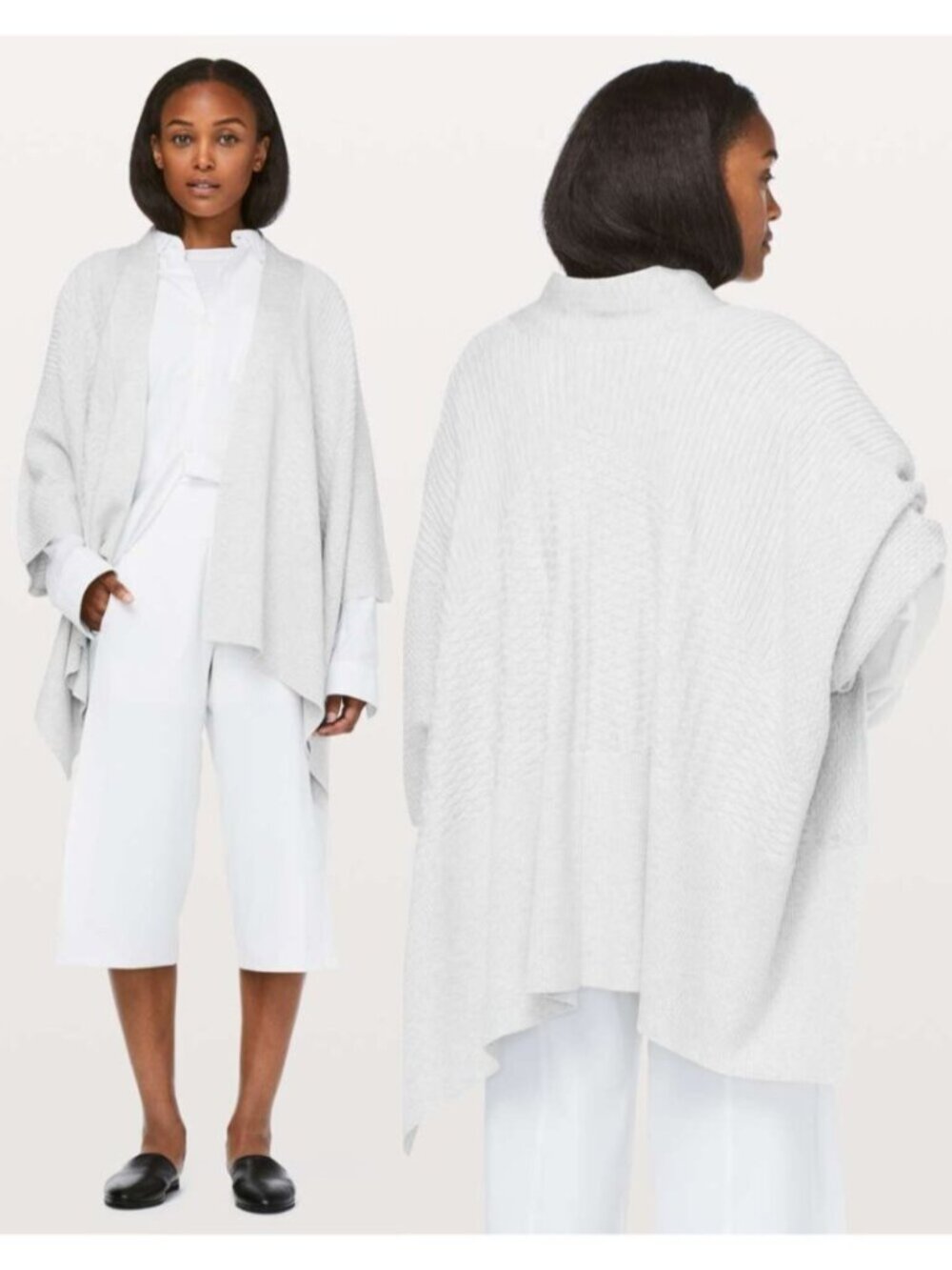 Lululemon Boolux Knit Textured Dream Weaver Wrap